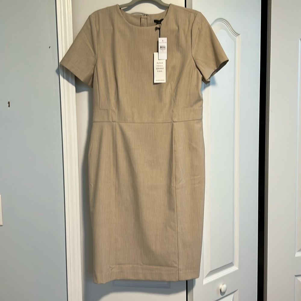 Ann Taylor Beige Sheath Dress